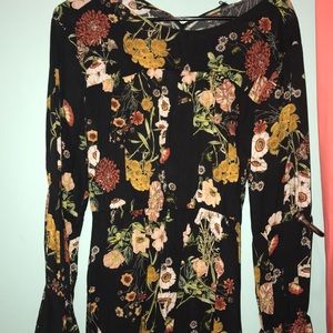 Floral Long sleeve dress